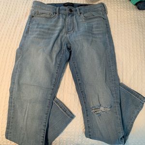 Light wash jeans